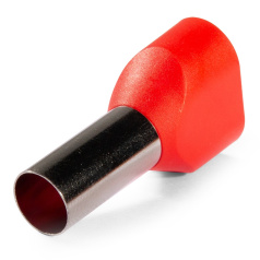 Наконечник штыревой втулочный изолированный КВТ НШВИ(2) «ЕВРО» 10-14 [103250]