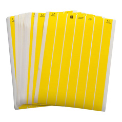 Этикетки Brady LAT-11-747YL-5 на листах LETTER, 47,63 х 9,53 мм, желтые (50 листов) [brd29792]