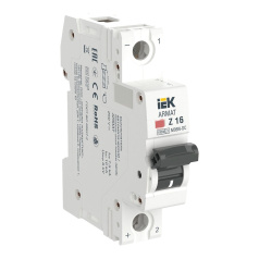 Автоматический выключатель IEK ARMAT M06N-DC 1P Z 16А [AR-M06N-1-Z016DC]