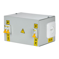Ящик с понижающим трансформатором IEK ЯТП-0.25, 400/36-3 36, УХЛ4, IP30 [MTT21-036-0250]