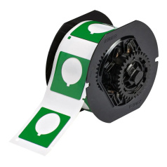 Этикетки Brady B30EP-169-593-GN под кнопку, полиэстер, 45.72 х 45.72 мм, Ø 30.5 мм, зеленые, 190 шт [gws118069]