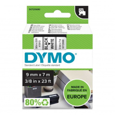 Картридж Dymo S0720680/40913, 9 мм, черный на белом
