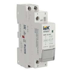 Контактор модульный IEK ARMAT KMR 16А 230В AC 2НЗ [AR-KMR10-016-02-230]