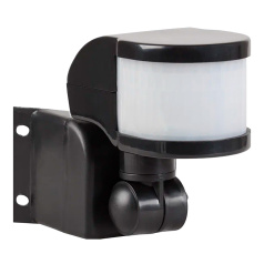 Датчик движения IEK ДД 018В, 1100 Вт, 270°, 12 м, черный, IP44 [LDD10-018B-1100-002]