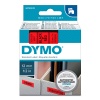 Картридж Dymo S0720570/45017, 12 мм, черный на красном