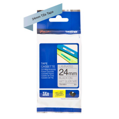 Картридж Brother TZe-M951, 24 мм, черный на металлизированном [TZeM951]