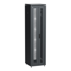 Шкаф сетевой 19" ITK LINEA N 47U 600х600 мм, чёрный [LN05-47U66-2PP]