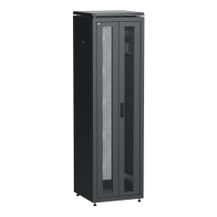 Шкаф сетевой 19" ITK LINEA N 42U 600х600 мм, чёрный [LN05-42U66-2PP]