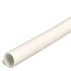 Термоусадочная трубка КВТ ТНТ-4/2 белая, усадка 2:1, в метровой нарезке [82960]