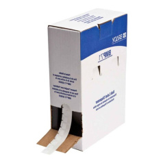 Перемещаемые наклейки Brady BM‐11‐498 виниловая ткань 12.7 х 19.05 мм, белые, 5000 шт [brd174416]