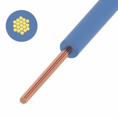 Провод ПуГВ (ПВ-3) Rexant 0.5 мм², синий [01-8615-2]