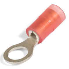 Виброустойчивый кольцевой изолированный наконечник КВТ ВНКИ 1.5-5 с нейлоновой манжетой [66630]