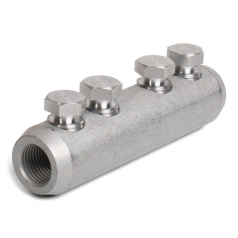 Соединитель болтовой КВТ 4СБП-70/120 для кабеля с изоляцией из сшитого полиэтилена [67040]