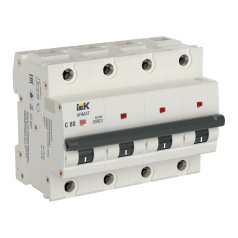 Автоматический выключатель IEK ARMAT M10H 4P C 80A [AR-M10H-4-C080]