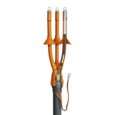 Концевая кабельная муфта КВТ 3ПКНТп-10-300/400(Б) для кабеля с изоляцией из сшитого полиэтилена [92348]