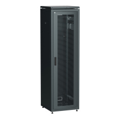Шкаф сетевой 19" ITK LINEA N 47U 600х600 мм, чёрный [LN05-47U66-P]