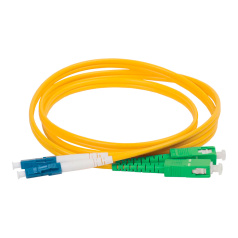 Оптический коммутационный шнур ITK SM, 9/125 (OS2), SC/APC-LC/APC, Duplex, 7 м, желтый [FPC09-SCA-LCA-C2L-7M]