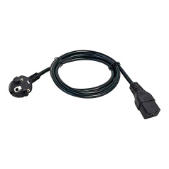 Кабель электропитания ITK PDU 3х1.5, 2 м C19-Schuko [PC-C19D-2M]