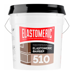Мастика битумно-полимерная c фиброй Elastomeric 510 Файбер, ведро 17 кг