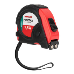 Рулетка измерительная Rexant ПРОФИ магнитная 25 мм x 7.5 м [12-9016]
