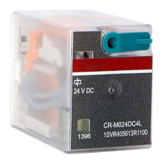 Реле промежуточное CR-M024DC4L ABB 4ПК, 6A, 24B DC [1SVR405613R1100]