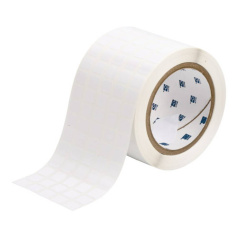 Этикетки Brady THT-12-423-10 полиэстер, 12.7 х 11.1 мм, белые глянцевые, 10000 шт [brd30124]