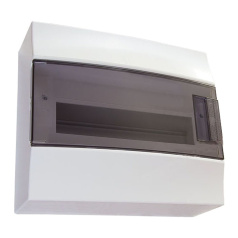 Бокс настенный ABB Mistral41 12М, прозрачная дверь, с клеммами [1SPE007717F9992]