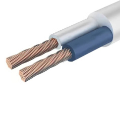 Провод соединительный ПВС Rexant 2х0.75 мм², белый [01-8030-4]