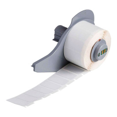 Этикетки Brady M7‐17‐486 полиэстер, 25.4 х 12.7 мм, серебристые, 500 шт [brd173406]