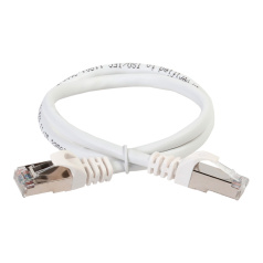 Коммутационный шнур (патч-корд) ITK категория 5E, FTP, PVC, 7 м, белый [PC08-C5EF-7M]