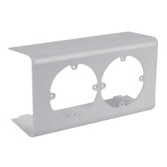 Рамка приборная двойная для ЭУИ Kopos EKE 100X60, 8550-12 (HB), белая