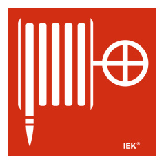 Самоклеящаяся этикетка IEK 150х150 мм, Пожарный кран [LPC10-1-15-15-PKRAN]