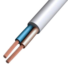 Провод соединительный медный ПВС, 2х1.5 мм², 380В Б, бухта 20 м [7817]