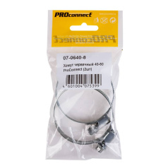 Хомут червячный PROconnect 40-60-0.7 мм (2 шт) [07-0640-8]