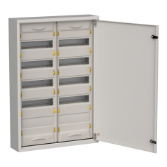 Корпус металлический IEK TITAN 5 ЩРн-120 (2х60), 835х570х140 мм, IP31, серый [TI5-50-N-2X060-31-7035]