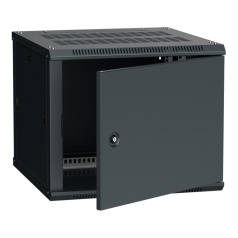 Шкаф настенный ITK LINEA W 9U 600x600 мм, чёрный [LWR5-09U66-MF]