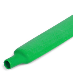 Термоусадочная трубка КВТ ТУТ (HF)-10/5 зеленая, усадка 2:1 [82933]