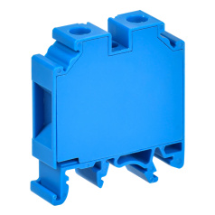 Клеммная колодка проходная IEK "ARMAFIX" CTS 16 мм², ноль, синяя [YCT10-00-K07-016]