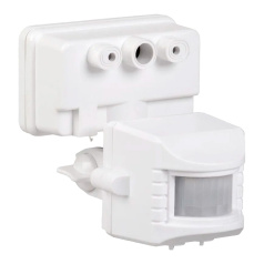Датчик движения IEK ДД 019, 1100 Вт, 120°, 12 м, белый, IP44 [LDD13-019-1100-001]