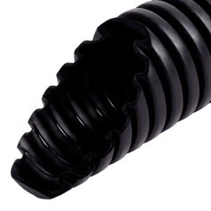 Труба гофрированная Kopos LPE-1 ПНД 350N LSHF с/з Ø20 мм, (F100D), черная [LPE1-1220-F100D]