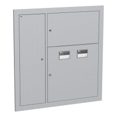 Корпус металлический IEK LIGHT ЩЭ-2-Э 36, IP31, слаботочный отсек слева, серый [IND-MKM43-02-31-E-L]