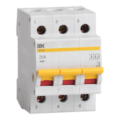 Выключатель нагрузки IEK KARAT, ВН-32, 3P, 25А [MNV10-3-025]