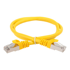 Коммутационный шнур (патч-корд) ITK категория 5E, FTP, 5 м, желтый [PC05-C5EF-5M]