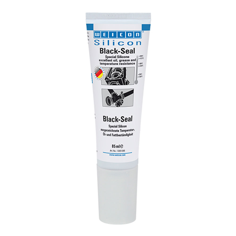 Силиконовый герметик Weicon Black-Seal, черный, 85 мл [wcn13051085]