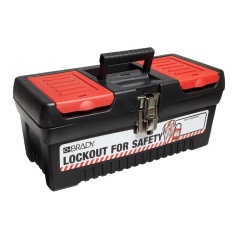 Ящик инструментальный Brady средний, полипропилен, 198х411х185 мм, черный [gws105906]