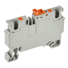 Клеммная колодка измерительная IEK "ARMAFIX" CP-DT, 4 мм², серая [YCT25-04-K03-004]