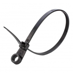 Кабельные стяжки нейлоновые Fortisflex КСО 4х150, черные (100 шт) [80533]