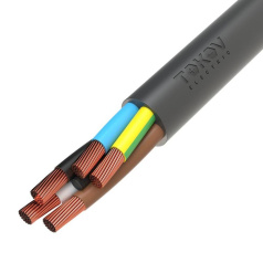 Кабель гибкий медный КГтп-ХЛ TOKOV ELECTRIC, 5х16 мм², (N PE) 380/660-2 [00-00027199]