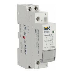 Контактор модульный IEK ARMAT KMR 20А 230В AC 2НО [AR-KMR10-020-20-230]