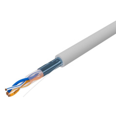 Кабель витая пара F/UTP PROconnect, cat 5e, 2PR, 24AWG, внутренний, серый, 305 м [01-0121-3]